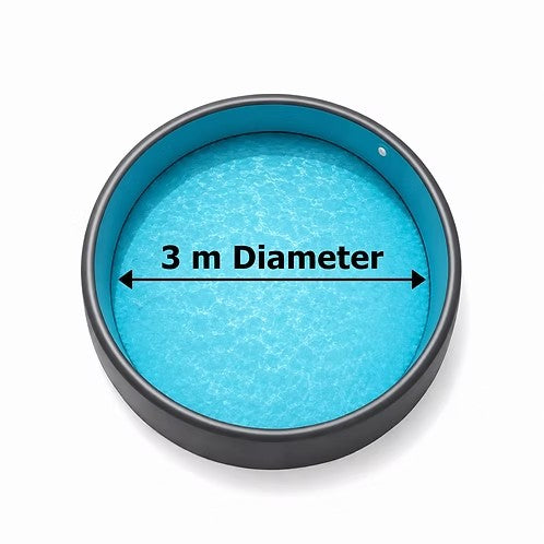 Drop stitch inflatable pool, 3m diameter